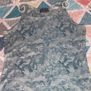 Angel Print Handmade Unique Dress